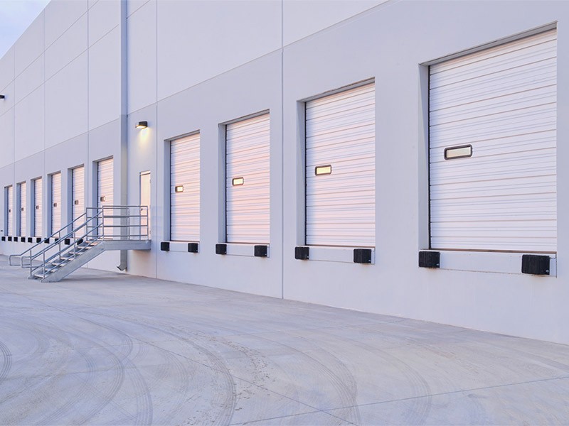 Self storage facility exterior