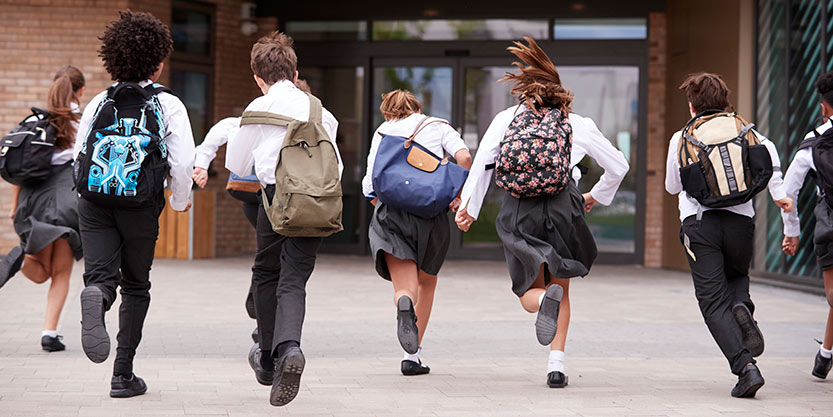 Running students