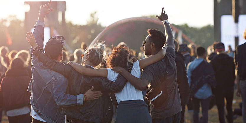 College students enjoying at gathering