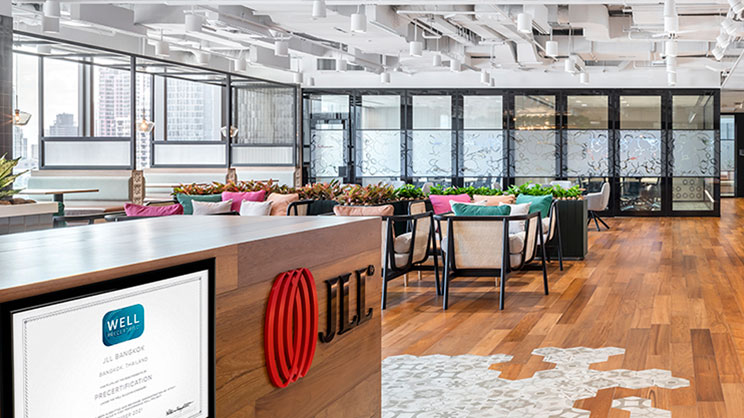 JLL’s office at The PARQ, Bangkok