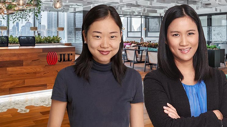 Pimpanga Orn Yomchinda (right), Executive Vice President, Investment Sales, JLL Hotels & Hospitality Group, Asia Pacific, YouRee Park (left), Vice President, Strategic Advisory & Asset Management, JLL Hotels & Hospitality Group, Asia Pacific.