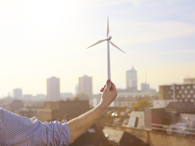 Wind turbine model for energy transition